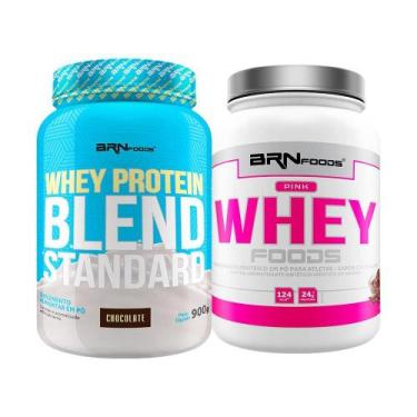 Imagem de Kit Pink Whey 900G+ Whey Protein Standard 900G - Brn Foods