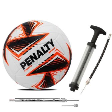 Imagem de Bola De Futebol Campo Penalty Bravo XXV + Bomba De Ar Penalty+ Calibrador De Bolas Penalty-Masculino
