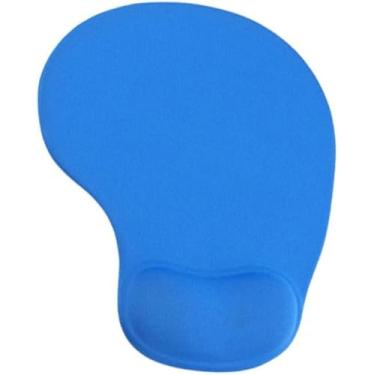 Imagem de Mouse de escritório e jogos com suporte de pulso em gel: descanso de pulso ergonômico, design de gamepad, base de borracha antiderrapante e superfície texturizada de silicone para laptops/desktops