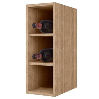 Imagem de Nicho Aéreo Adega Vertical 20cm Riad Castanho - Lumil