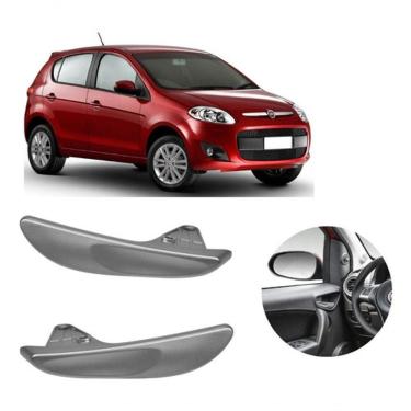 Imagem de Par Maçaneta Interna Gatilho Puxador Novo Palio 2011 A 2017 - Un / 2 [f103]