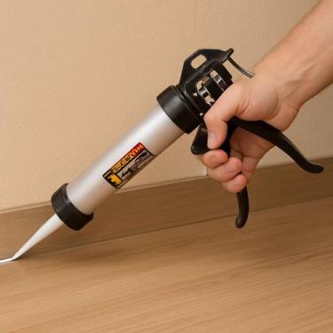 Imagem de Pistola Aplicadora De Silicone Tubular De Alumínio 9 305ml Preciso Res