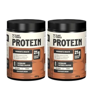Imagem de 2x Proteína Vegana Chocolate Plant Power 490g