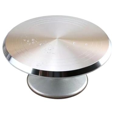 Imagem de Mesa Giratória para Bolo Profissional 31cm - Bailarina para Confeiteiros Decorarem Bolos com Precisão e Facilidade