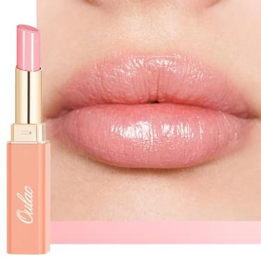 Imagem de Oulac Batom Shine Pink Para Mulheres, Bálsamo Labial 2 Em 1 Com Tonalidade Rosa Claro Brilhante, Batom Hidratante Para Lábios Secos, Acabamento Brilhante E Suculento Vegano 2,2 G/0,07 Oz (22)