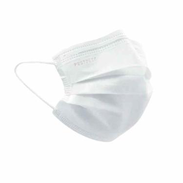 Imagem de Máscara Branco Descartável Com Elástico Tripla C/50 75g