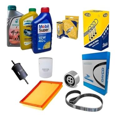 Imagem de Kit Óleos Filtros Cabos E Velas Correia Tensor Palio Fire 1.0 8V 2001 á 2010 Siena Fire 1.0 8V 2001 á 2009