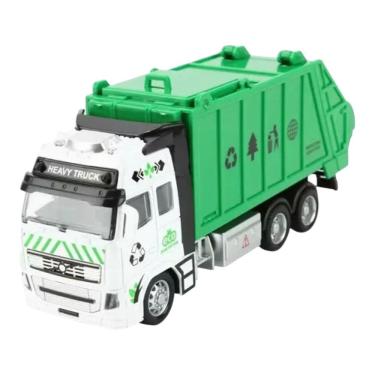 Imagem de Brinquedo Interativo Mega City Caminhão de Reciclagem Alçapão e Caçamba que Abrem Bbr Toys