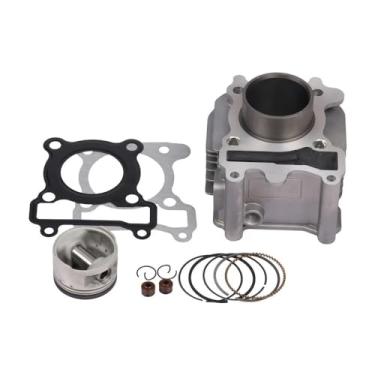 Imagem de Electtoy Kit de cilindro de motocicleta 55 mm Big Bore para Yamaha ZY100 RS100 JOG100 ZY RS Jog 100 peças sobressalentes de motor 100cc