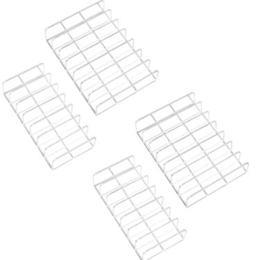 Imagem de Organizador de Paletas de Maquiagem Organizador de Paletas de Sombras Acrílico Organizador de Maquiagem 7 Seções Suporte para Paletas de Sombras (4 peças)