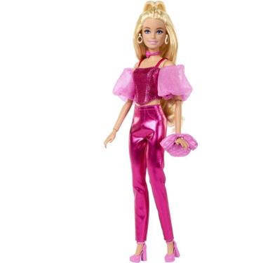 Imagem de Barbie Fashion Deluxe Style Traje Metálico Rosa - Mattel