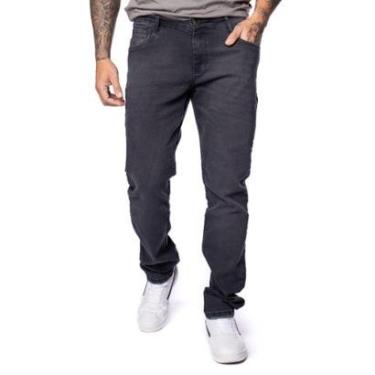 Imagem de Calça Jeans Masculina Pitt Slim Fit Preta-Masculino