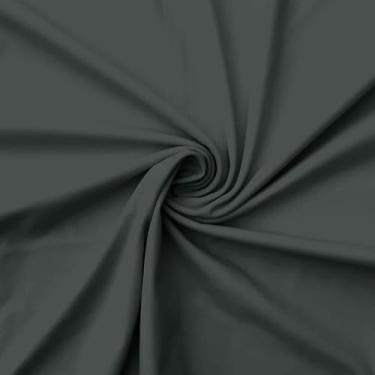 Imagem de Tecido de elastano de nylon verde militar, tecido esportivo fosco por jarda, 80% nylon, 20% elastano, elasticidade em 4 direções 152 cm de largura para esportes, dança, ioga, costura - 1 jarda