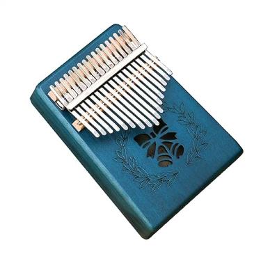 Imagem de Piano de polegar portátil Kalimba 17 teclas piano de dedo com acessórios para iniciantes (cor: 01)