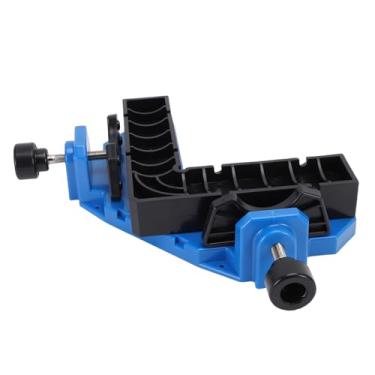 Imagem de Zhjvihx Conjunto de Braçadeira de ângulo Reto, Ferramenta de Posicionamento de Madeira de 90 Graus Com Chave de Liberação Rápida e Faixa de Fixação Ajustável para Móveis, Gavetas,