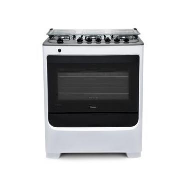 Imagem de Fogão Consul 6 Bocas Branco com Botões Removíveis e Vidro Interno Vedado - CFS6NAB Bivolt