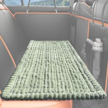 Imagem de Tapete de cama de cachorro para extensor de banco traseiro de carro, tapete antiderrapante para protetor de assento traseiro de carro, capa de sofá de cachorro peludo, cama lavável para cães de viagem