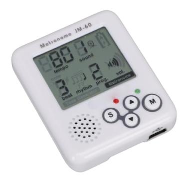 Imagem de Luocute Mini Metrônomo Digital, Tela Lcd Recarregável, Portátil, Clipe Com 12 Tons, 5 Tons, para Guitarra, Piano, Violino, Tambor