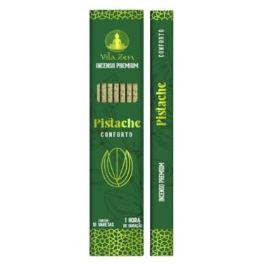 Imagem de Incenso Premium Vila Zen Pistache Caixa Com 10 Varetas
