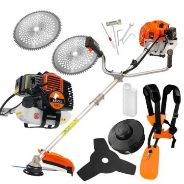 Imagem de Roçadeira Potente Gasolina Bascco Bsc-52 2 Tempos Grama