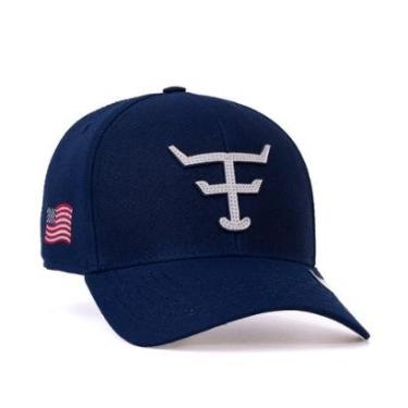 Imagem de BONE TEXAS FARM - NEW TEXAS - TF987 - AZUL MARINHO/ BEGE Único-Unissex