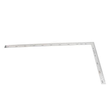 Imagem de Fafeicy Régua de ângulo Reto de Aço Inoxidável Premium, Escala Dupla para ângulos Internos e Externos, Wordon Vermelho e Preto, Alta Dureza, Dados Fáceis de Ler, Design de Dois Braços para (#02)