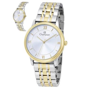 Imagem de Relógio Champion Masculino Ref: Cn21470b Clássico Bicolor