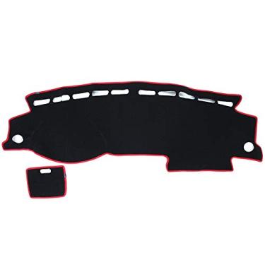 Imagem de aqxreight Painel do Carro Evitar Luz Almofada Capa Instrumento Plataforma Esteira Apto para 2011-2015 para Aberturas de Fábrica Olhar Fácil Resistente Material Não Encolhível Aberturas Colorfast