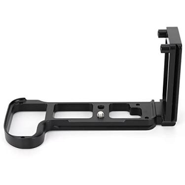 Imagem de KIMISS Placa de Liberação Rápida de Suporte Vertical Liga de Alumínio Premium de Alumínio Premium Durável para Z6 Z7 Câmera Sem Espelho Preto Vermelho (Preto)