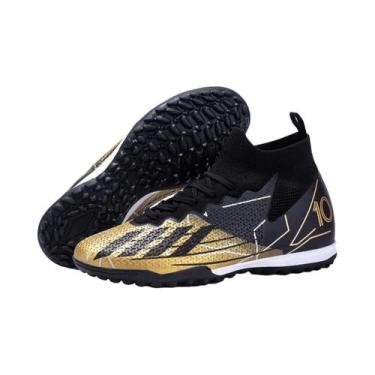 Imagem de Chuteiras De Futebol Unissex De Cano Alto FG TF Com Cravos, Sneakers E