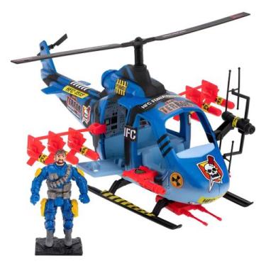 Imagem de Brinquedo Helicóptero Resgate Aéreo Terror Sos Commandos - Gulliver