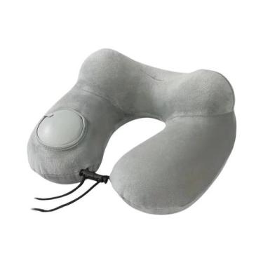 Imagem de Travesseiro De Pescoço Inflável Portátil Em Forma De U, Dobrável, Tipo