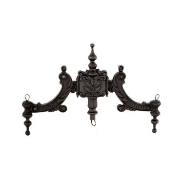 Imagem de Complemento Suporte Poste E Luminária Ferro Fundido 44X90Cm