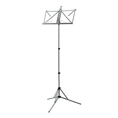 Imagem de Suporte de música multifuncional portátil para música, suporte de partitura de metal colorido, suporte de música dobrável - suporte de música ajustável leve e compacto, prateleira de música/suporte de