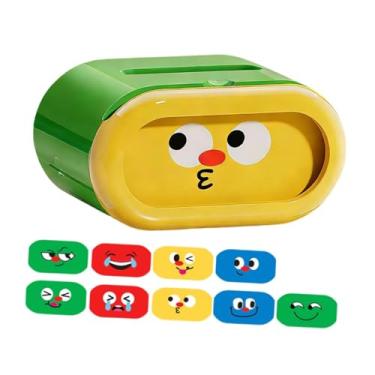 Imagem de Generic Caixa Organizadora de Guardanapos com Capa, Porta-Lenços Fofo para Mesa de Cabeceira, Quarto e Viagens no Escritório, Verde