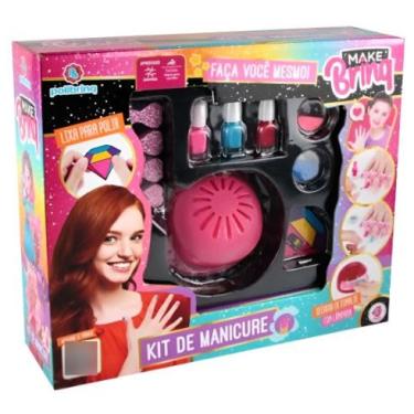 Imagem de Kit De Maguiagem E Manicure Infantil Com Secador De Esmalte