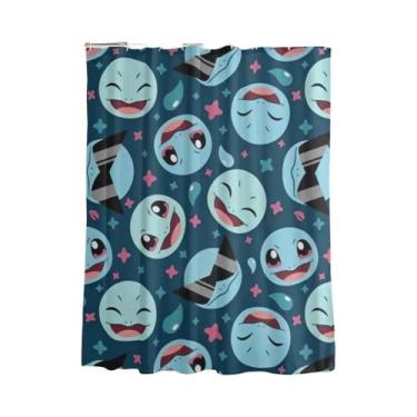 Imagem de Cortina De Chuveiro Com Desenho De Squirtle Pokemon, Decoração Leve Pa