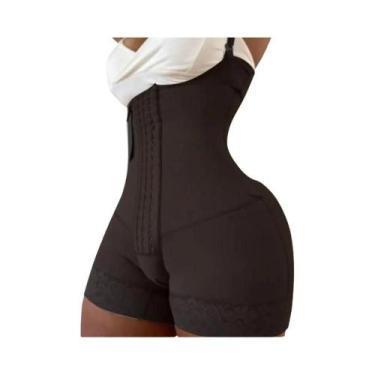 Imagem de Cinta Modeladora Pós-Parto Feminina Com Efeito Push-Up Para Abdômen E 