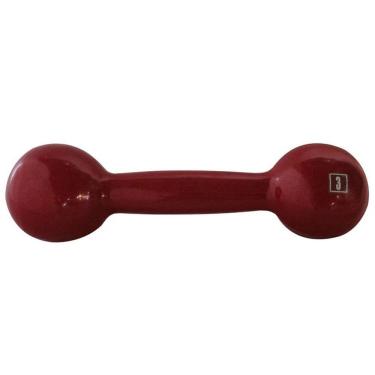 Imagem de Halteres Ferro Fundido Emborrachado Crossfit Academia 3,0Kg