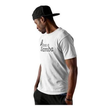 Imagem de Camiseta Viva O Samba Pagode Musico Instrumentista - BLACKCHIC, Branco