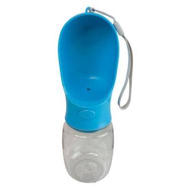 Imagem de Garrafa Agua Bebedouro Pet Cachorro Gato Passeio Viagem Caminhada Said