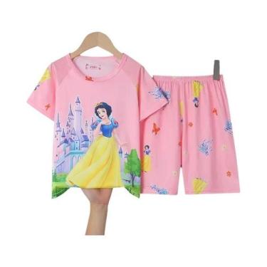 Imagem de Conjuntos De Pijamas De Animais Para Meninas E Meninos, Pijamas Curtos