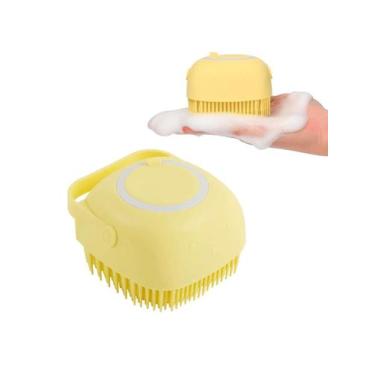 Imagem de Escova Banho de Silicone com Dispenser Pet 80ML SNP04 Snel Home