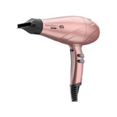Imagem de Secador de Cabelo GAMA Italy Rosé 2500W 3 Velocidades Keration 4D-Unissex