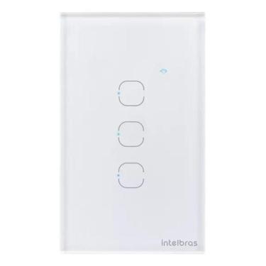 Imagem de Interruptor Smart Intelbras Wi-fi Touch 3 Zigbee Ezs 1003