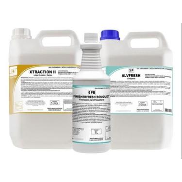 Imagem de Kit Limpeza 1 Xtraction 5L + 1 FINISHERFRESH BOUQUET 1L + Alvfresh 5L 