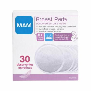 Imagem de Absorventes Para Seios, Mam, 30 Absorventes, Invisível Sob a Roupa, Su