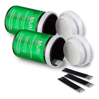 Imagem de Tiras De Glicemia Fita Reagente Para Medir Glicose 50 Unidades - Multi