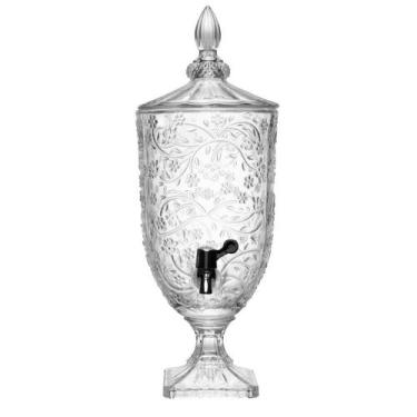 Imagem de Suqueira com Pé e Tampa Daisy 4,5L Cristal - Wolff