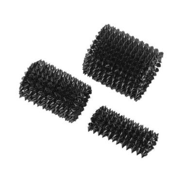 Imagem de Tira De Strass De Resina Em Malha Com 12 Fileiras De Pirâmides, 10,2cm